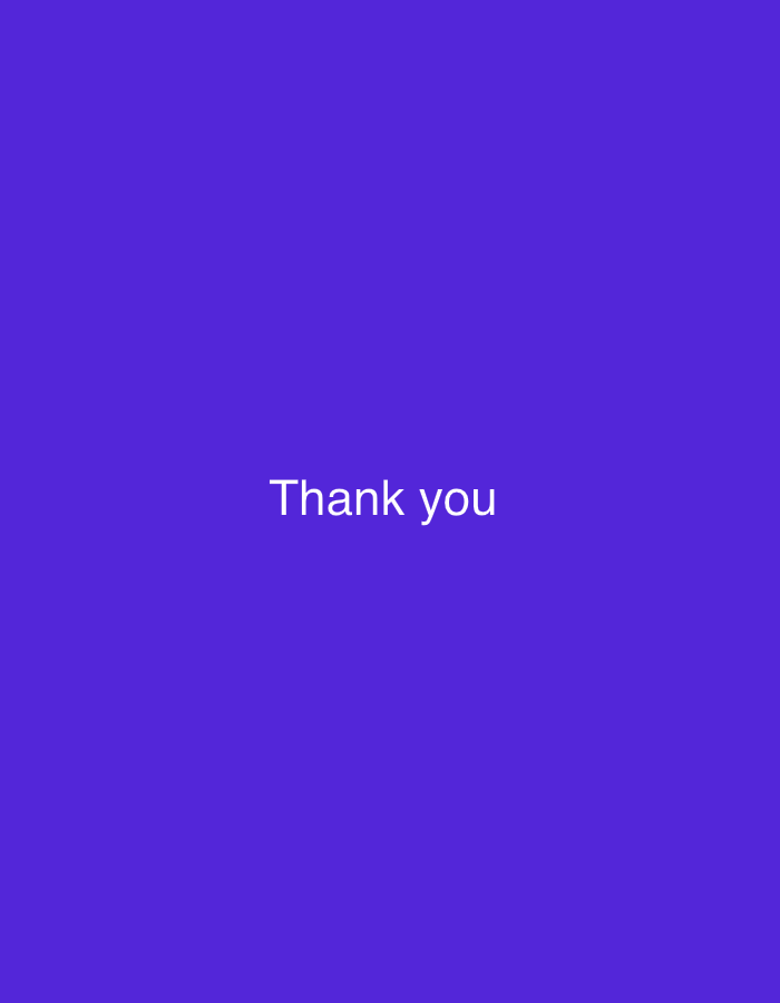 The image is a solid, deep purple background with white text that reads "Thank you" in the center. There are no other discernible elements in the image, and it does not depict any specific location in Jalingo, Nigeria or any other city.