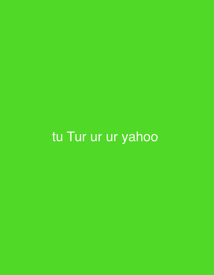 The image is a static, medium shot of text superimposed on a bright, solid green background. The text, rendered in white, appears in a simple, sans-serif font and reads: "tu Tur ur ur yahoo". The phrase is centered horizontally on the screen and positioned slightly above the vertical midpoint. The lack of any discernible objects, people, or background elements suggests the image is a graphic design element or a digitally generated output. The green background provides a uniform, vibrant canvas for the white text, creating a high contrast for readability. No specific time of day, weather, or location cues are present, other than the provided context of Старое Бобренево, Russia, which is not visually represented in the image itself. The overall impression is one of minimalist design, with the text being the sole focal point.