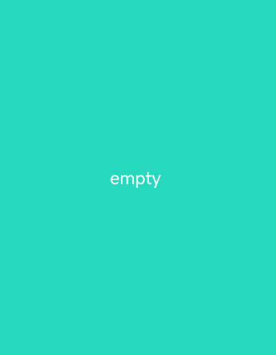 The image is a plain, medium cyan background with the word "empty" written in white, sans-serif font, centered horizontally and vertically. There are no discernible features that would allow for a description of a location in Jauro Yinu, Nigeria, or any other specific place. The image is purely typographic and abstract.