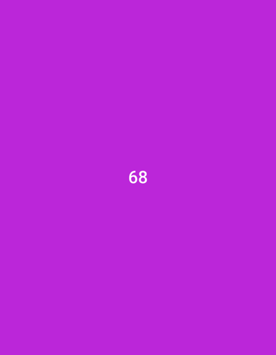 The image is a solid purple background with the number 68 in the center in white font. There are no people, subjects, objects, actions, interactions, or environmental details present. The location at latitude: -7.488, longitude: 112.715 is in the city of Sidoarjo, East Java, Indonesia. The location is in the Kecamatan Candi district.