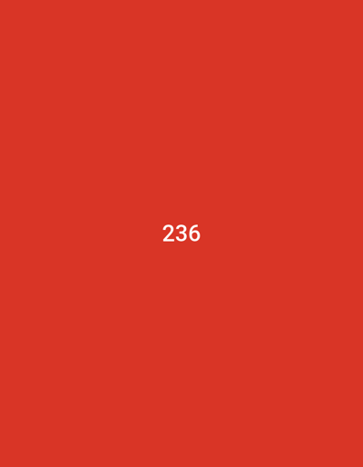 The image is a solid red background with the number 236 in white text in the center. The coordinates provided (-7.488, 112.715) correspond to a location in Kecamatan Candi, Indonesia, but the image itself does not contain any information about this location. There are no people, objects, or actions depicted in the image.