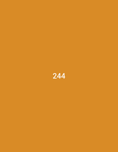 The image is a solid, uniform, orange color. The only other feature is the number "244" in the middle of the image in white text. The location, Kecamatan Candi, Indonesia, is irrelevant to the image's content.