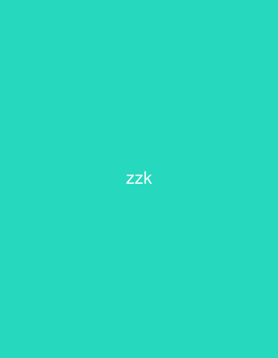 The image displays a solid teal-colored background. Centered horizontally and vertically on this background is the text "zzk" rendered in a white, sans-serif, lowercase font. The image is a graphic design and does not depict any physical environment, human figures, objects, or actions. Therefore, it does not visually represent the city of Dar Bouazza, Morocco, or any other specific geographical location.
