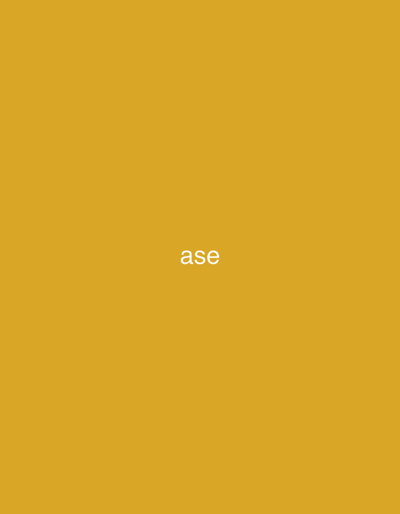 The image displays a solid, vibrant mustard yellow background. Centered on this background is the text "ase" rendered in white, lowercase letters. There are no other discernible subjects, objects, people, or activities depicted. The image is abstract, featuring only a monochrome color field with simple text overlay. There are no visible details indicating time of day, weather, or a specific location within the image itself. The provided location context of "Vagharshapat, Armenia" is not visually represented in the media file.
