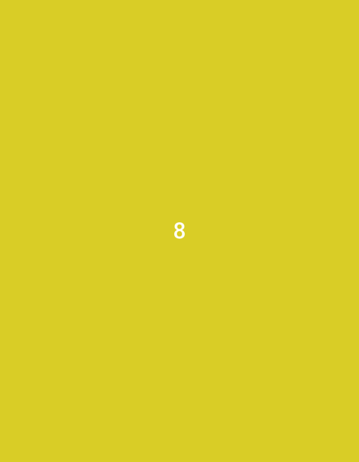 The image is a solid yellow background with the number 8 centered in white. The coordinates provided (-7.488, 112.715) correspond to a location in the city of Kecamatan Candi, Indonesia. The image provides no further information about the location or any other details.