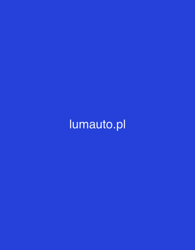 A white text reading "lumauto.pl" is centered on a royal blue background. The image is a solid color with no discernible features of a city or any specific location.