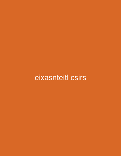 The image displays a solid orange background. White sans-serif text, reading "eixasnteitl csirs", is centrally positioned on this background. There are no individuals, discernable objects, actions, or interactions depicted within the visual content of the image. This scene is described as being located in the city of Wealden, United Kingdom.