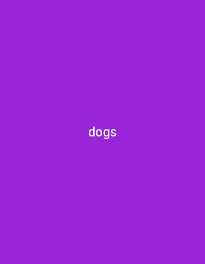 The image is a plain purple background with the word "dogs" written in white text in the center. There are no other objects, people, or discernible features in the image, and no specific location in Homyel, Belarus can be identified.
