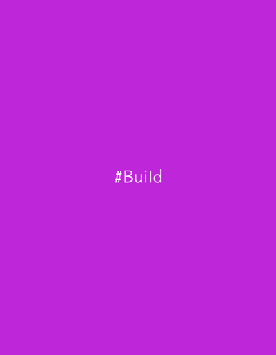 The image is a solid purple background with the white text "#Build" in the center. There is no indication of any location in the city of Mahiakalo ward, Kenya, nor any people, subjects, objects, actions, or interactions.