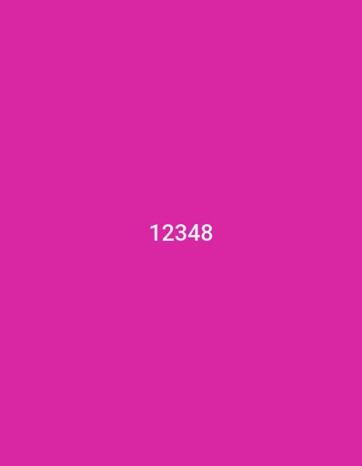 The image is a plain, bright pink background with the number "12348" centered on it in white text. There are no people, objects, or discernible scene elements. The activity or event is not apparent, and there are no notable details regarding time of day, weather, location cues, or emotions. The only visible text is the number "12348". The provided location context of Homyel, Belarus, does not offer any visual cues within the image itself.