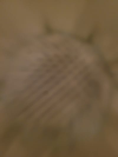 The image is a very blurry, close-up shot of a textured surface. The texture appears to be a woven material, possibly fabric or a mat, with diagonal lines running across it in one direction, and a fainter grid pattern superimposed. The colors are muted, predominantly shades of brown and tan, with some subtle variations in lighting creating lighter and darker areas. The focus is extremely soft, making it impossible to discern any specific objects or details clearly. There is no indication of a city, Manali, India, or any people or actions.