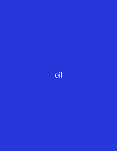 The image is a close-up, centered shot of the word "oil" printed in white text on a solid royal blue background. There are no discernible environmental features or specific locations within the city of Новосёлки, Russia. The image is purely text-based with a plain color backdrop.