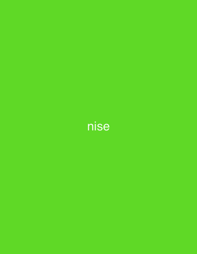 The image is a solid green background with the word "nise" written in white text in the center. There is no information about the city of Domodedovo, Russia in this image.
