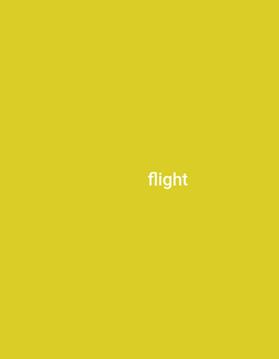 The media file is a short video clip set against a solid yellow background. The only visible element is the word "flight" written in white, sans-serif text in the lower right portion of the screen. There is no discernible activity, event, or setting other than the plain background and text. No people, objects, or environmental details are present. The time of day, weather, and location context of Sambir, Ukraine, are not visually represented in the media itself. The overall impression is minimalist, with the word "flight" as the sole focus.