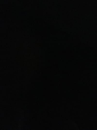The image is a very dark, almost entirely black photograph. There are no discernible subjects, objects, scenes, or activities taking place. The lack of light makes it impossible to identify any details such as time of day, weather, location cues, or emotions. There is no visible text in the image. The image appears to be a digital artifact or a photograph taken in extremely low-light conditions, rendering it featureless.