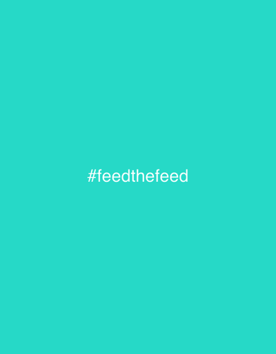 This media file is a static image featuring a plain, vibrant teal background. Centered horizontally on the background is the white text "#feedthefeed". The image is a simple graphic with no discernible subjects, objects, scene, or setting beyond the colored background and text. There is no activity or event taking place, and no details about time of day, weather, location cues, or emotions are present or inferable. The only visible text is the hashtag "#feedthefeed". The provided location context of "Baan Thong Krut, Thailand" is not visually represented in the image itself.