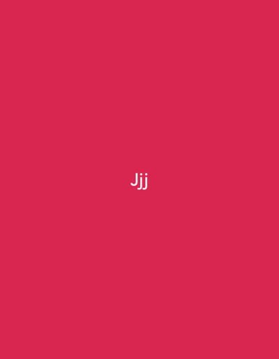 The image displays a solid, uniform background of a deep magenta hue. Centered horizontally and vertically on this background, the white text "Jjj" is displayed. This text consists of one uppercase "J" followed by two lowercase "j" characters. The scene contains no discernible geographic landmarks, architectural elements, or contextual features that would indicate a specific location such as the city of Pokrovnik, Bulgaria. No people, additional subjects, objects beyond the text, actions, or interactions are present within the depicted environment.