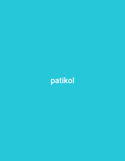 The image is a solid blue background with the word "patikol" in white text centered on the screen. The coordinates provided (latitude: 14.473, longitude: 121.012) correspond to a location in the city of Parañaque, Philippines, but there is no visual information in the image to connect it to this location. There is no information about people, subjects, objects, actions, interactions, or the environment in the image.