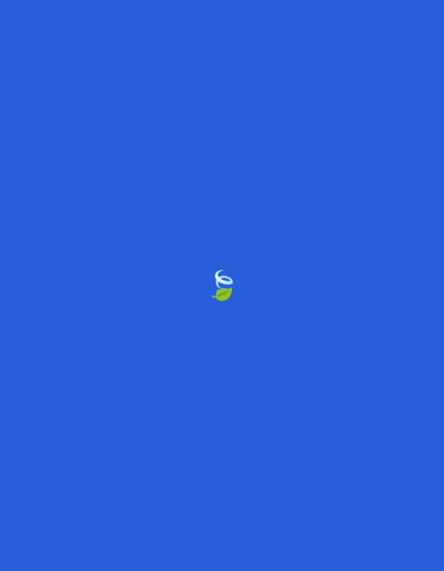 The image shows a solid blue background with a blue "S" and a green leaf at the center. The coordinates provided, 7.679 latitude and 4.456 longitude, correspond to a location in Ede, Nigeria. However, the image does not provide any information about Ede or any specific location within the city. There are no people, objects, or actions depicted in the image, and the environment is a solid blue background.