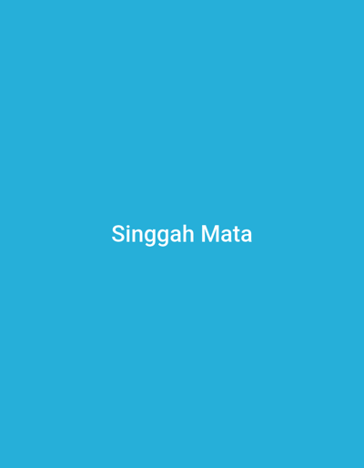 The image displays the words "Singgah Mata" in white text against a solid blue background. There are no discernible features of the city of Paya, Indonesia, or any people, subjects, objects, or actions. The image is purely text on a colored background.