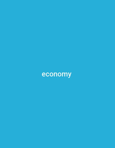This is a media file featuring the word "economy" displayed in white text centered on a bright blue background. There are no people, objects, or any discernible scene or setting. The activity is simply the display of text. No time of day, weather, location cues, or emotions are evident. The only visible text is the single word "economy." The provided location context of Sarkin Dutse, Nigeria, does not offer any visual information from the image itself.