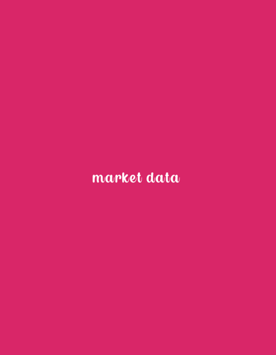 The image is a plain pink background with the words "market data" written in white, handwritten-style font in the center. There are no people, objects, actions, interactions, or environmental details depicted that would allow for a description of a location in Chekalini ward, Kenya.