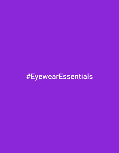 The image is a solid purple background with the text "#EyewearEssentials" in white at the center. There is no information in the image related to the city of Kratovo, Russia, people, objects, actions, interactions, or the environment.