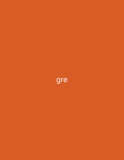 The image displays a plain, solid orange background. Centered horizontally within the frame is the white text "gre". There are no discernible subjects such as people or other objects, nor is there a detailed scene or event taking place. The background is uniformly colored. The image does not provide any visual cues for time of day, weather conditions, or specific location details within Vagharshapat, Armenia, beyond the fact that this is the given context for the media file.