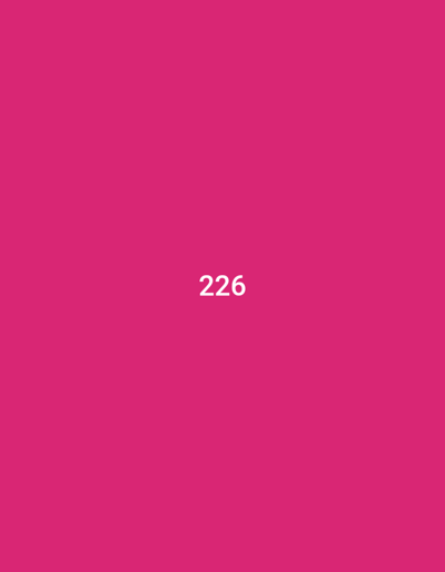The image is a solid, bright pink background with the number 226 in white font centered in the bottom half of the frame. The coordinates (-6.901, 112.464) correspond to a location in Kecamatan Panceng, Indonesia, but this information is not relevant to the contents of the image. The image depicts a simple graphic design element.