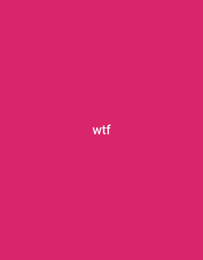A fuchsia-colored square image contains the text "wtf" in white font, centered both horizontally and vertically. The background color dominates the composition, providing a stark contrast to the short, informal text. The simplicity of the image focuses attention on the expression, potentially conveying surprise, disbelief, or confusion.