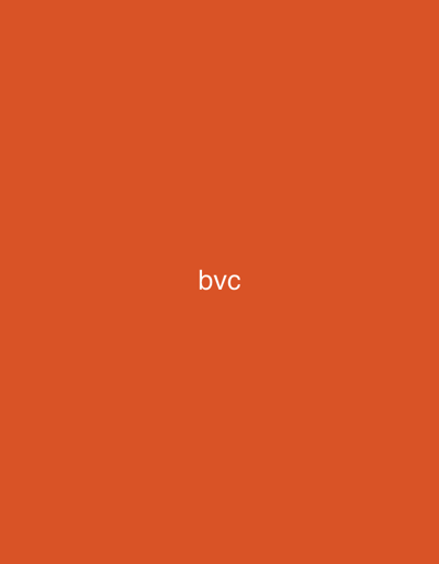 The media file is a simple graphic featuring a solid, vibrant orange-red background. Centered on this background are the white, sans-serif letters "bvc". No other subjects, objects, people, or activities are depicted. The image is minimalist, focusing solely on the color and the text. There are no notable details regarding time of day, weather, or emotions. The provided context indicates this media file is associated with Vagharshapat, Armenia.