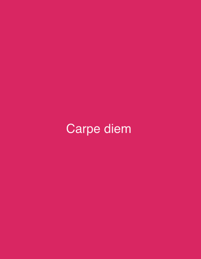The image is a simple, solid pink background with the white text "Carpe diem" centered in the lower half. There are no people, objects, or discernible environmental details present. The location in Svkh Maslovskiy 1 Otdeleniye, Russia, is not visually represented in the image itself.