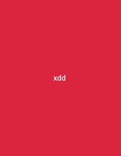 The image features a solid, vibrant red background, uniformly colored across the entire frame. Centered on this red field is the text "xdd" rendered in white, sans-serif letters. There are no other visible subjects, such as people, objects, or environmental elements. The image is abstract and provides no visual cues regarding time of day, weather conditions, or any specific location details within El Espinal, Venezuela, which is provided as the geographical context. The various crops provided reinforce the primary elements of the image: the consistent red background and the white text "xdd," appearing in different positions within the cropped frames.