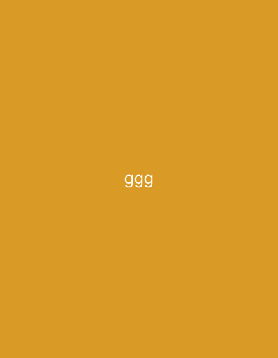 The image features the word "ggg" in white, centered on an orange background. There are no people, objects, or discernible scene or setting. The image is a plain, solid color with text. The text is the only element present.
