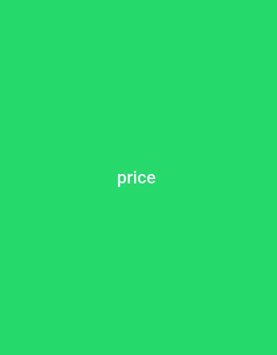 The image is a solid green background with the word "price" written in white, sans-serif font in the center. There is no discernible location in the city of Wuro Sani, Nigeria depicted in this image. The scene is entirely abstract and digital, with no physical elements present.