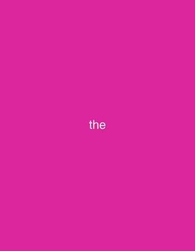 The image shows the word "the" in white text centered on a solid magenta background. There are no people, subjects, objects, actions, interactions, or environmental details other than the color and the text. The location in Slavyani, Bulgaria is not relevant as the image itself does not contain any information to indicate it exists within a location.