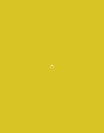 A single white digit "5" is centered on a solid yellow background. There are no other objects or discernible features in the image. The location provided, Турынскі сельскі Савет, Belarus, is not visually represented in the image.