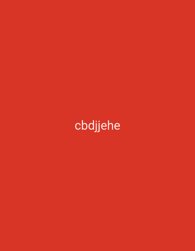 This is a digital image with a solid red background. Centered on the background in white text is the string "cbdjjehe". There are no people, objects, or any discernible scene or setting in the image. It is a simple graphic with text. The location context provided as Yenakiieve, Ukraine, has no visual bearing on the image content itself. There is no information about the time of day, weather, or emotions conveyed by the image.
