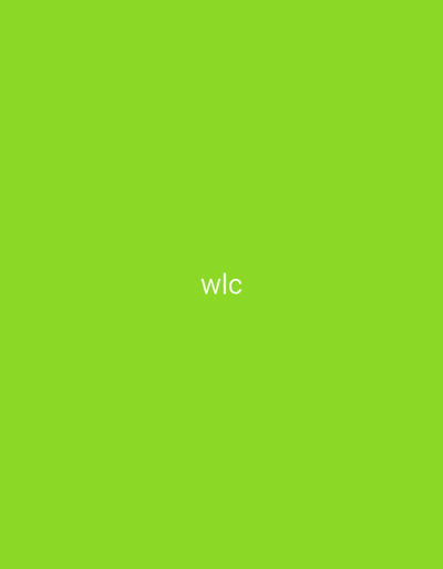 The image is a solid, bright green background with the word "wlc" in white text in the center. It appears to be a digital image. The coordinates 36.841, 10.317 correspond to a location in La Goulette, Tunisia. However, the image has no connection to that location. The image is simply a plain, green background with text.