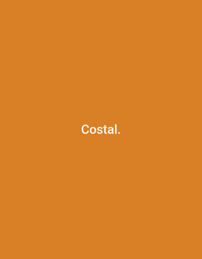The image shows the word "Costal." centered on an orange background. There is no information about the city of Wuro Ngangandi, Nigeria, or any people, subjects, or objects in this image.