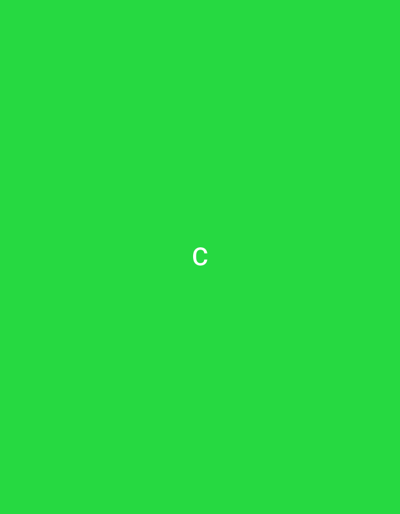 The image is a solid green screen with a white letter "C" in the center. There are no discernible elements related to the city of Sambir, Ukraine.