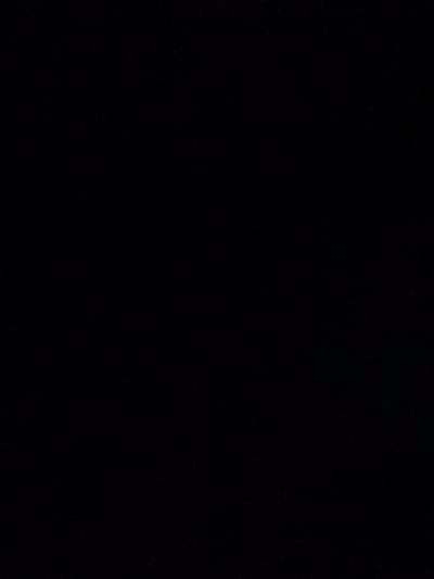 The image is entirely black. No objects, people, or environment can be discerned.