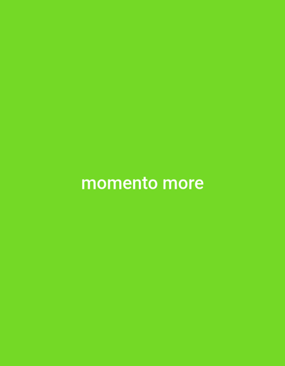 The image is a flat, solid green background with the white text "momento more" centered. There are no people, objects, or environmental details depicted in the image. The location in Kudymkar, Russia is not relevant to the visual content of the image.