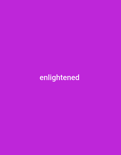 The image displays the word "enlightened" written in white text against a solid purple background. The text is centered horizontally and appears in the lower half of the frame. No information regarding the city of Sarkin Dutse, Nigeria, or any specific scene or individuals is present in the image.