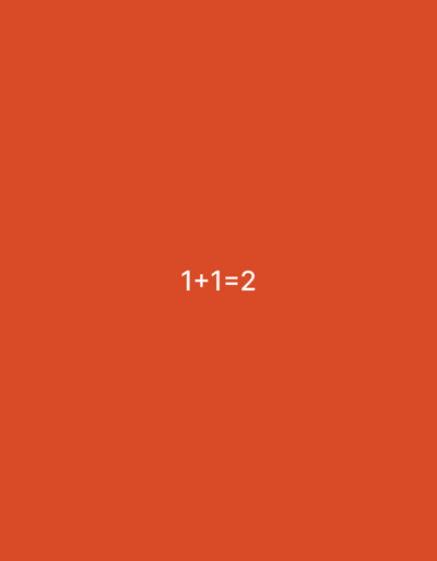 The image shows the simple mathematical equation "1 + 1 = 2" in white text on a solid, orange background. The coordinates (latitude: 36.861, longitude: 10.284) correspond to a location within the city of Tunis, Tunisia. No other details can be determined from this image.