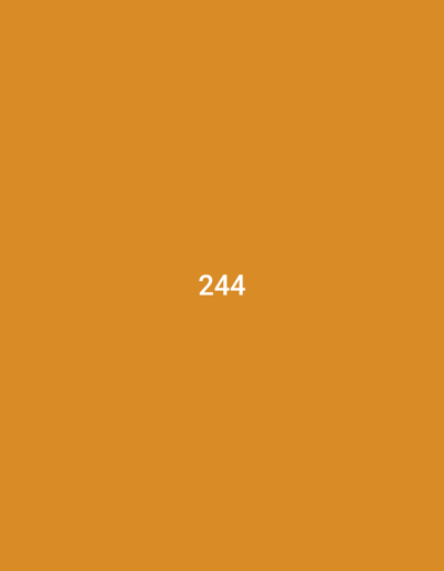 The image depicts a solid, amber-colored background with the number "244" in white text centered on the bottom of the image. There are no people, subjects, objects, actions, interactions, or environmental details in the image other than the background and the number. The location, Kecamatan Panceng, Indonesia, is not depicted in the image. It's a simple, plain background with a single number displayed.