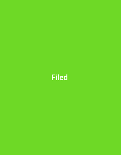 The image shows the word "Filed" in white text centered against a bright green background. There are no people, subjects, objects, actions, interactions, or environmental details visible in the image. The location of Gwoza, Nigeria is not discernible from the image content.