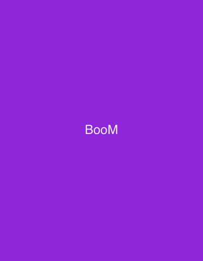 The image displays a minimalist graphic with a solid purple background. Centered on this monochromatic field is the word "BooM," rendered in white, sans-serif text. The 'B' and 'M' are capitalized, while the 'oo' are in lowercase.

There are no people or discernible objects present in the image, other than the textual element. The scene is a simple, digital canvas devoid of any specific setting or environmental details. No activity or event is taking place; the image is a static display of text on a colored background.

Notable details include the vibrant purple color that dominates the entire frame and the clear, readable white text. There are no visible cues regarding the time of day, weather conditions, or any specific location markers within the image itself. While the provided context suggests a location of Krayevsko-Armyanskoye, Russia, this is not depicted or inferable from the visual content. The image conveys a direct message through its stark simplicity.