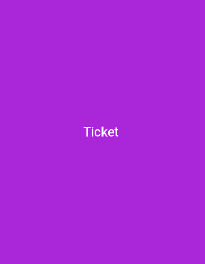 The image is a solid purple background with the word "Ticket" written in white text in the center. There are no other objects or people visible in the image. The location of Mallam Boyi, Nigeria, is not relevant to the content of this image.