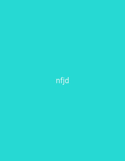 The image is a digital graphic with a solid turquoise background. In the center of the image, the text "nfjd" is displayed in a simple, sans-serif font in white. There are no people, objects, actions, interactions, or environmental elements present in the image. The location in Yenakiieve, Ukraine is not ascertainable from the image itself.